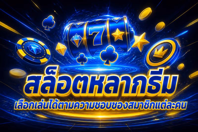 สล็อตหลากธีม เลือกเล่นได้ตามความชอบของสมาชิกแต่ละคน
